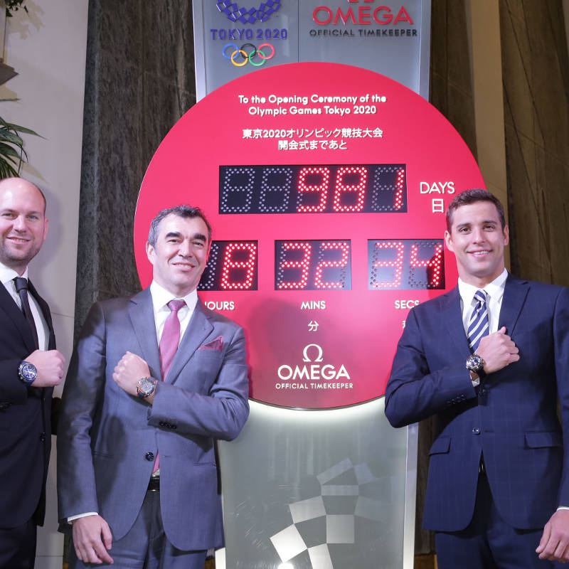 2020年東京オリンピックまでの「カウントダウンクロック」が銀座に