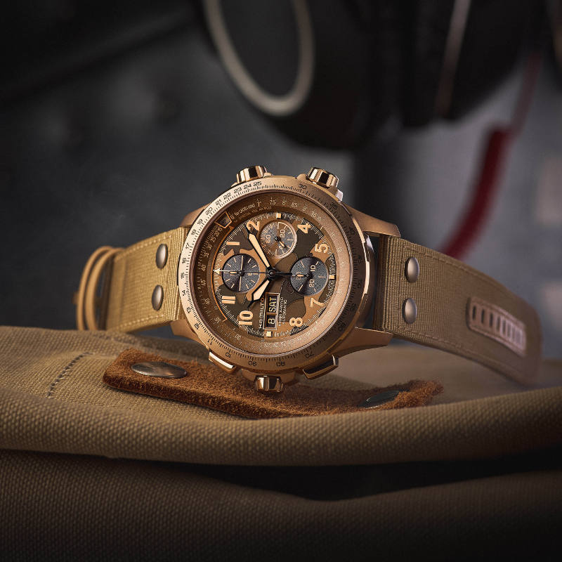 個性豊かな新色をまとった、独自機能のアビエーションウォッチ