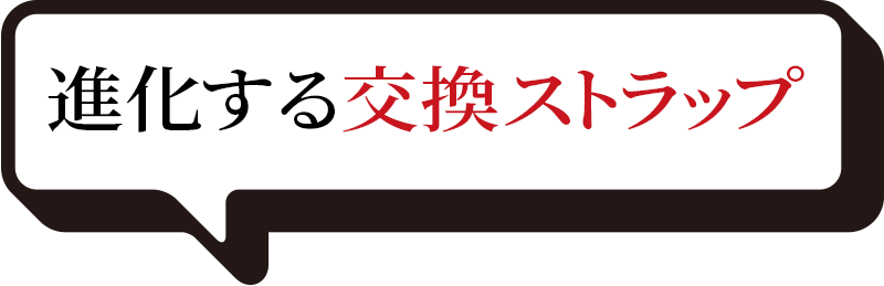 進化する交換ストラップ