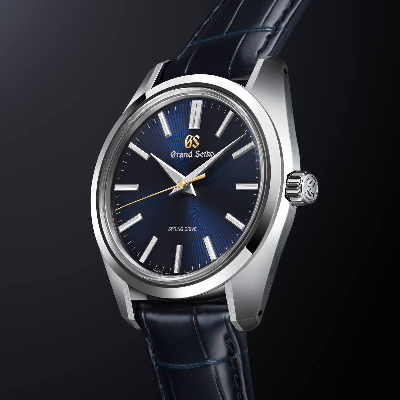 【新品】グランドセイコー（Grand Seiko )バンドネイビー グランドセイコーから、美しいネイビーダイヤルの「44GS」55周年