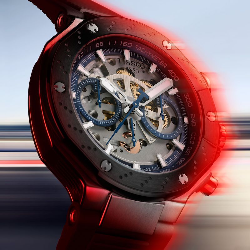 TISSOT　ティソ　アナログ時計　motoGP限定品　バイク　車 ティソ T-レース から、MotoGP™ 75周年を記念した2つの限定