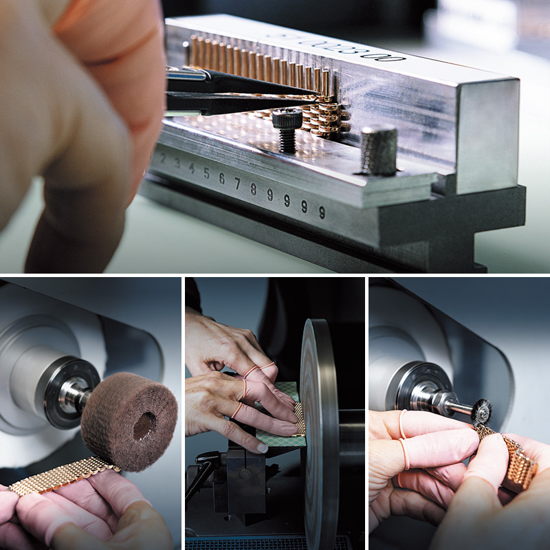 ブランパンのメッシュブレスは…《総パーツ数530個以上》