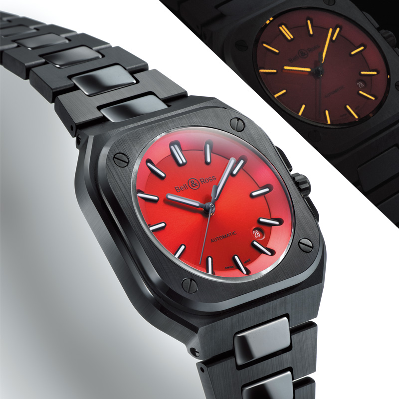 ベル＆ロス BR-05 レッド ブラック セラミック