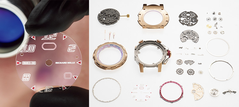 スケルトン仕様でメカ丸見え!