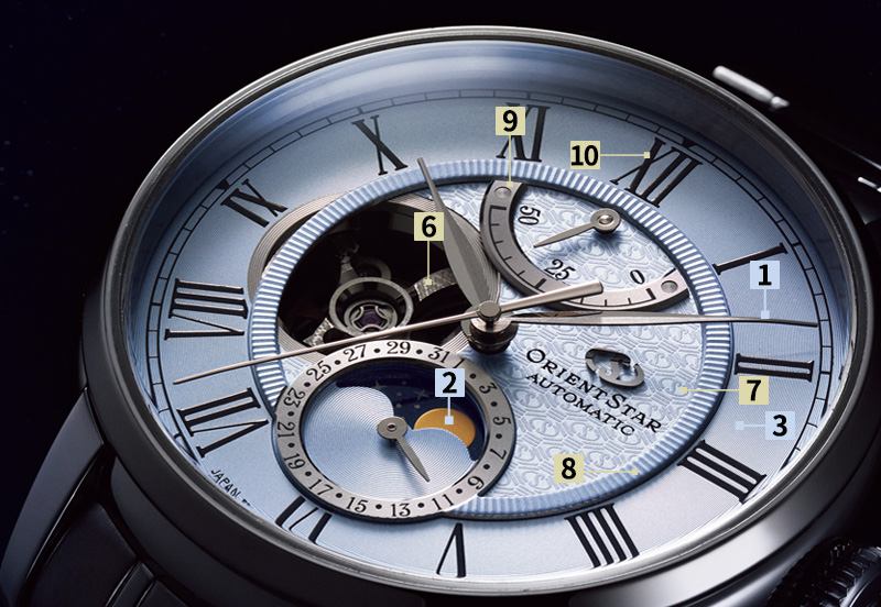 オリエントスター M45 F7 メカニカルムーンフェイズ