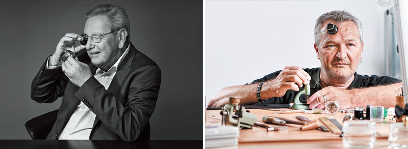 ロジェ・デュブイ氏（左）／ジャン・マルク・ヴィダレッシュ氏（右）