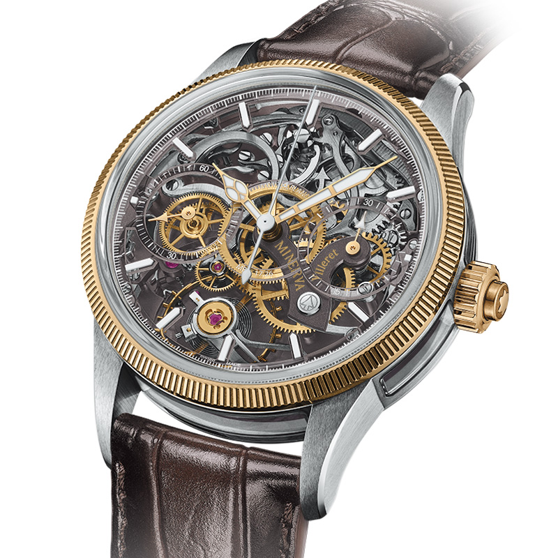 モンブラン モンブラン 1858　アンヴェールド ミネルバクロノグラフ　リミテッドエディション