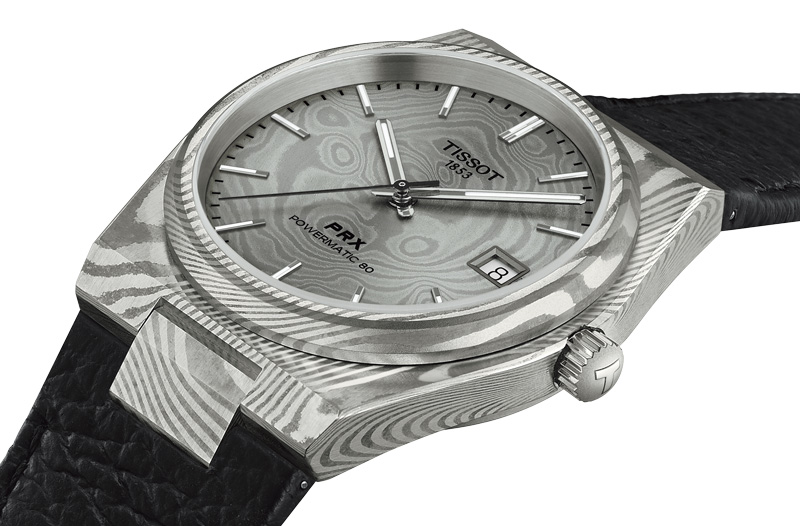 ティソ　ティソ PRX パワーマティック 80 ダマスカス スティール 38mm