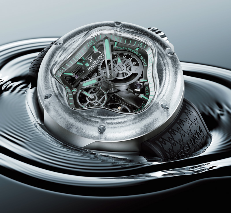 ウブロ MP-17 メカ-10 アーシャム スプラッシュ チタニウム サファイア