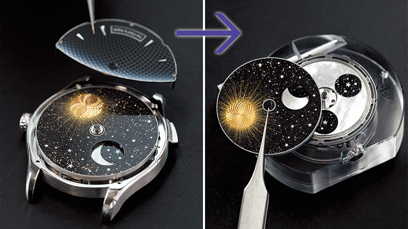 VAN CLEEF & ARPELS（ヴァン クリーフ＆アーペル）ミッドナイト ジュール ニュイ ファーズ ドゥ リュンヌ