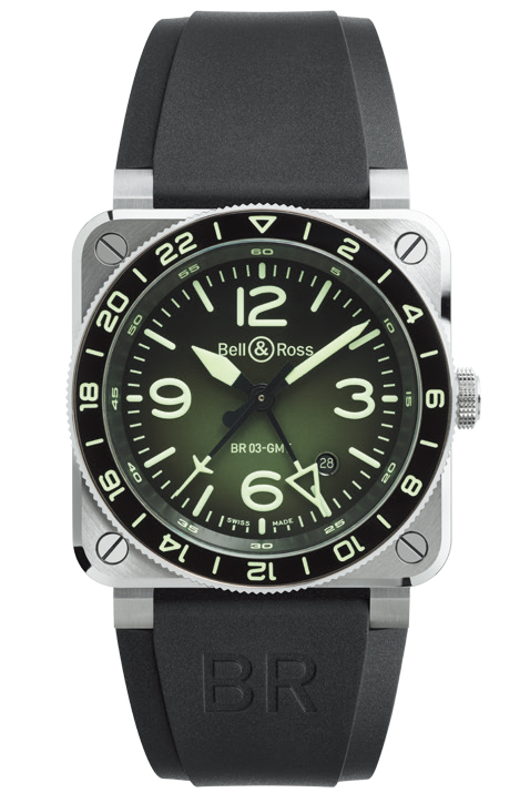 ベル&ロス BR-03 GMT GREEN LUM