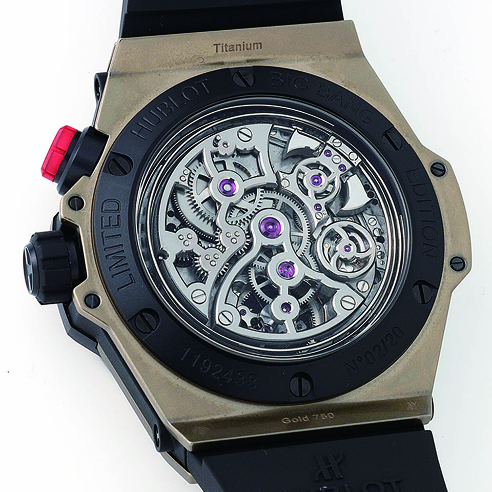 ビッグ・バン トゥールビヨン クロノ カテドラル ミニッツリピーター フルマジックゴールド サムネイル画像2