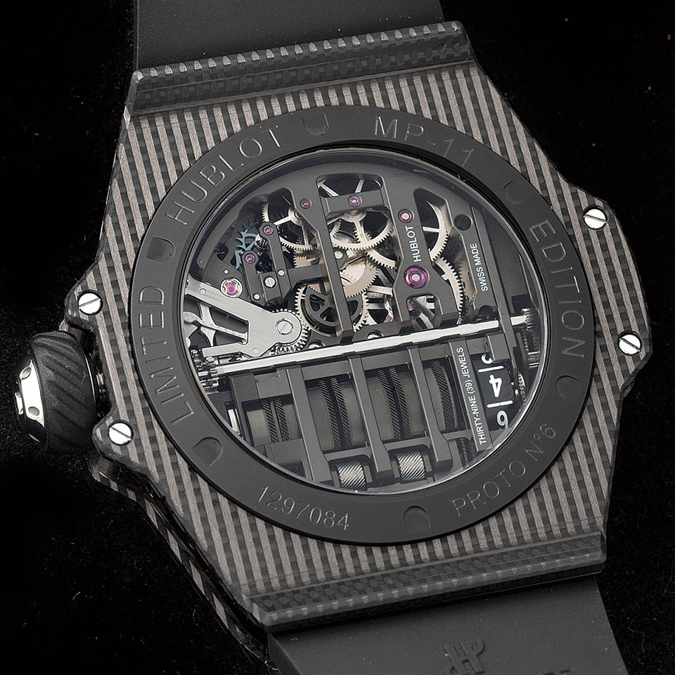 ビッグ・バン MP-11 14デイ パワーリザーブ 3Dカーボン サムネイル画像2