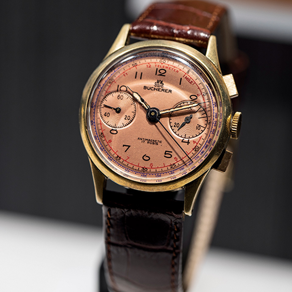 CARL F. BUCHERER ヘリテージ バイコンパックス アニュアル 美品 カール F. ブヘラ ヘリテージ バイコンパックス アニュアル