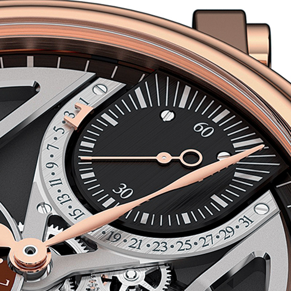 ワン&ツー オープンワーク デュアルタイム サムネイル画像2