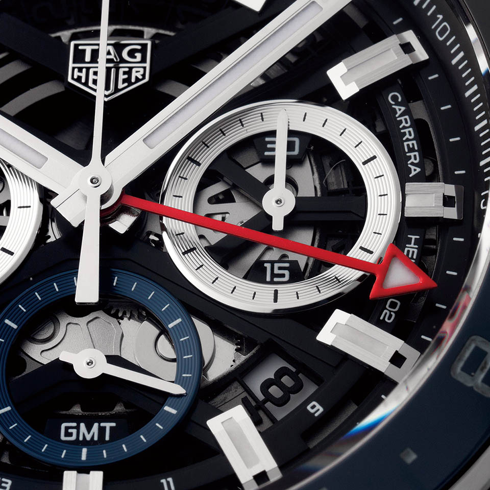 カレラ キャリバー ホイヤー02 クロノグラフ GMT サムネイル画像3