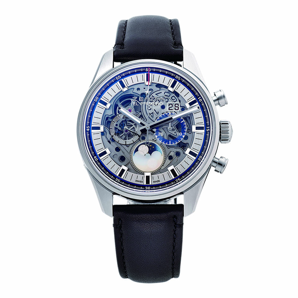 ☆良品 【ZENITH】ゼニス エル プリメロ クロノマスター 36000VPH デイト 03.2040.400 自動巻き メンズ_720119【ev10】