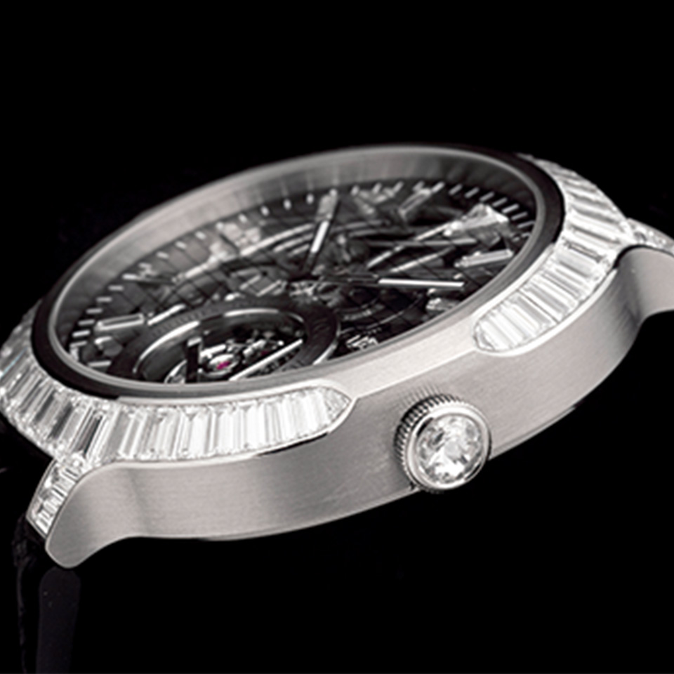 ヴォヤジャー ミニッツリピーター フライング トゥールビヨン ホワイトゴールド フルパヴェ サムネイル画像3